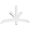 Ekena Millwork Davenport Architectural Grade PVC Gable Bracket, 72"W x 30"H x 2"D x 4"F, 10/12 Pitch GBP072X30X0204DAV00 - alternate 1